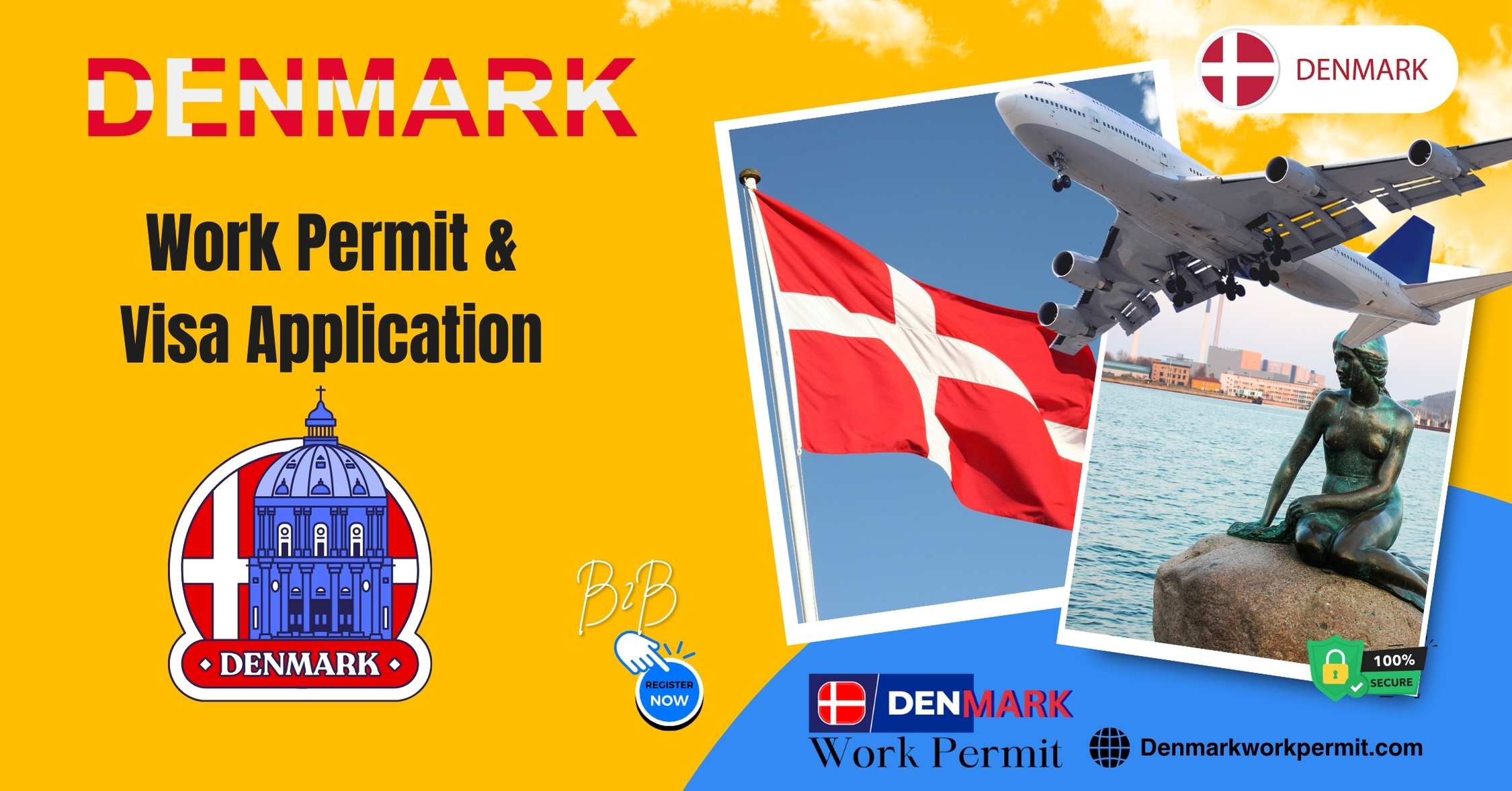 Denmark Work Permit Visa and Business Resident Visa Requirements for Citizens of Mozambique